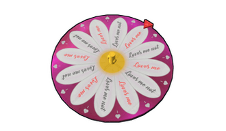 Loves me Loves me Not Spinning Wheel