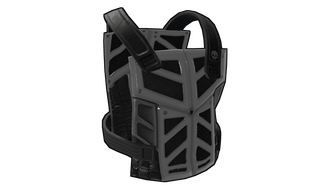 Black OPS Metal Chest Plate