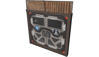 Space Base Sheet Metal Double Door