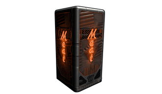 Neon Meat Fridge