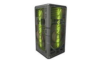 Neon Veggies Fridge