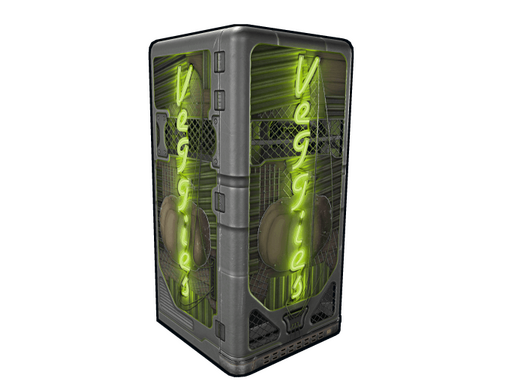 Neon Veggies Fridge