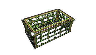 Bamboo Cage Large