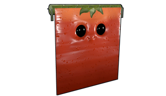 Señor Tomato Garage Door