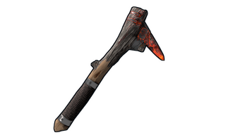 Volcanic Stone Pick Axe