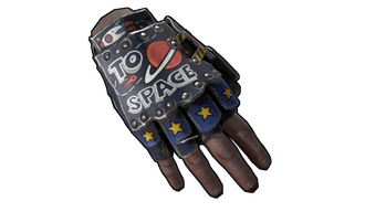 Space Raider Roadsign Gloves