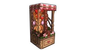 Lovely Balloon Cart