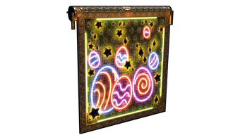 Neon Easter Garage Door