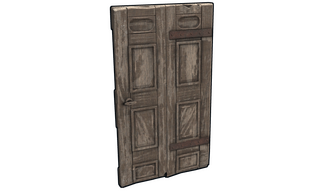 Adobe Wood Door