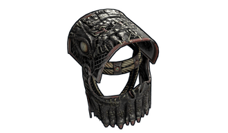 Black Alligator Helmet