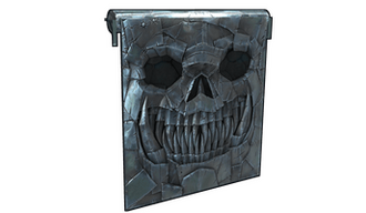 Twisted Metal Garage Door