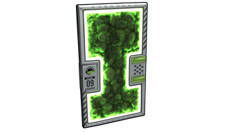 Greening Area Door