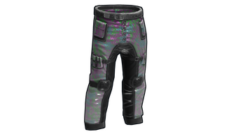 White Holographic Pants