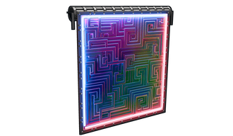 Neon Bismuth Garage Door