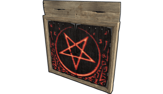 Wooden Double Door from Hell