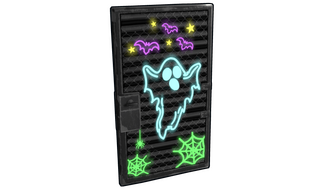 Neon Ghost Door