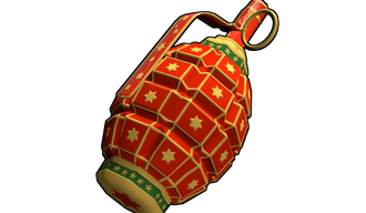 Red Christmas Grenade