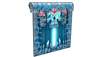 Frozen Crypt Garage Door