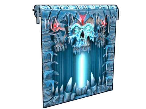 Frozen Crypt Garage Door