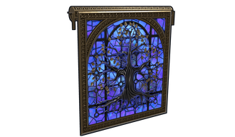 Mystic Tree Garage Door