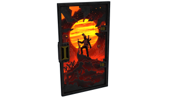 Shadowborn Armored Door