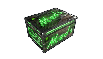 Neon Small Meds Storage