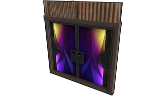 Tempered Sheet Metal Double Door
