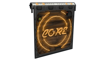 Neon Core Garage Door