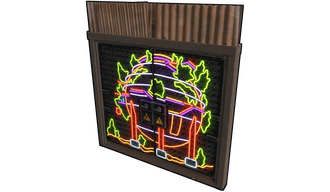Neon Dome Double Door