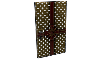 Large Present Sheet Metal Door