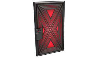 Evil Lair Metal Door