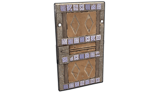 Adobe Decorative Door