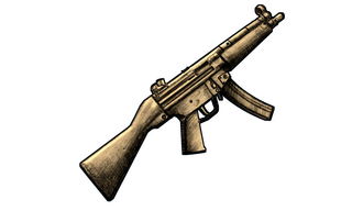 Charcoal Sketch MP5