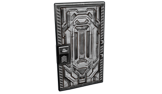 Dystopian Cell Door