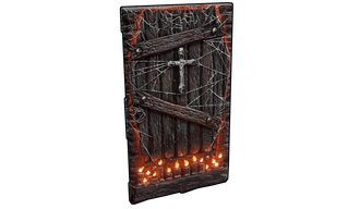 Coffin Wooden Door
