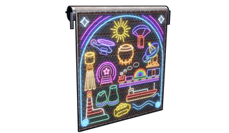 Neon Vibes Garage Door