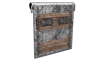 Frontier Rustic Garage Door