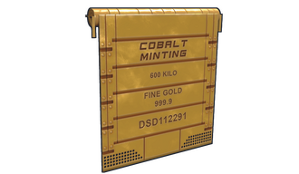 Minted Gold Garage Door