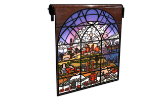 Monuments Glass Garage Door