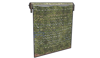 Camouflage Net Garage Door