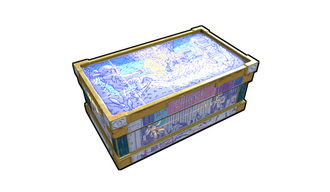 Porcelain Large Wood Box