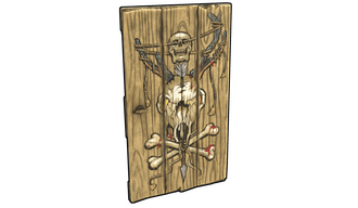 Rampage Wooden Door