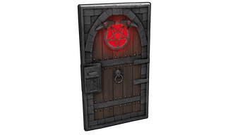 Demonic Raven Door