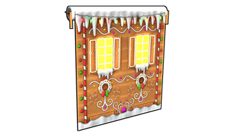 Gingerbread Garage Door