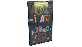 Friendly Wooden Door