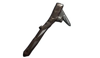Low Poly Stone Pickaxe