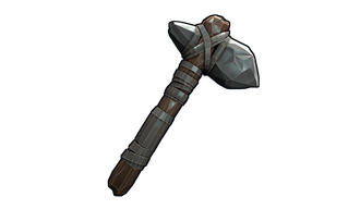 Low Poly Stone Hatchet