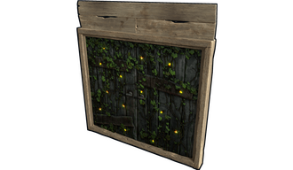 Fireflies Double Wooden Doors