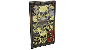 Dead Souls Wooden Door