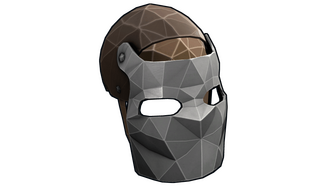 Low Poly Metal Facemask